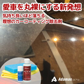 KTXセット 90ml (KTX 60ml、DTX 30ml) コーティング除去 下地処理 水垢 水アカ くすみ イオンデポジット 車 洗車 カーケア用品 カーメンテナンス 撥水から親水 洗車グッズ ウォータースポット 除去剤 イオンデポジット 雨ジミ 雨シミ スケール 水垢 水アカ