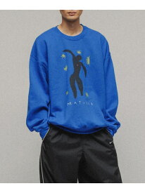 【Henri Matisse】M TO R別注 CREW SWEAT SHIRTS M TO R アダムエロペ トップス スウェット・トレーナー ブラック グレー ブルー【送料無料】[Rakuten Fashion]