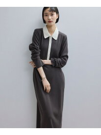 【WEB限定】ポロシャツワンピース ADAM ET ROPE' FEMME アダムエロペ ワンピース・ドレス ワンピース ブラック グレー ネイビー【送料無料】[Rakuten Fashion]