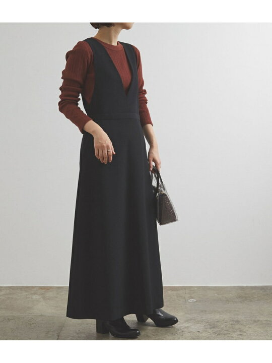 楽天市場】【SALE／40%OFF】深Vネックジャンパースカート ADAM ET ROPE 
