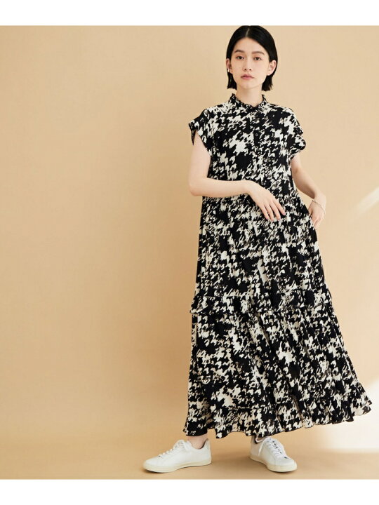 楽天市場】プリントフリルティアードワンピース ADAM ET ROPE 