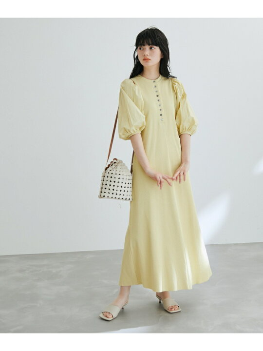 楽天市場 Sale 30 Off 一部直営店舗 Web限定 ボタンディテールワンピース Adam Et Rope Femme アダムエロペ ワンピース ワンピースその他 ブラック グレー ホワイト Rba E 送料無料 Rakuten Fashion Adam Et Rope