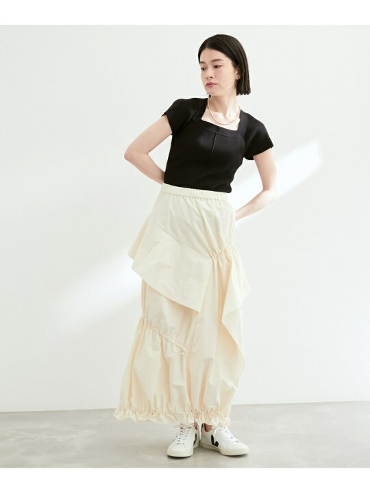 楽天市場】【SALE／30%OFF】＜追加＞ドロストコクーンスカート ADAM ET  