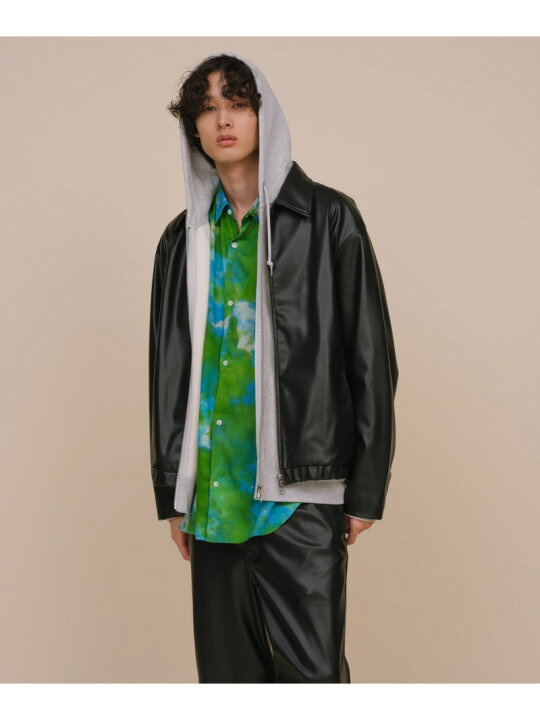 楽天市場】【SALE／60%OFF】リサイクル ポリエステル 合皮 ブルゾン 