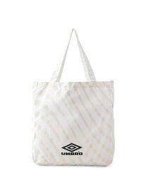 【24SS新作】【UMBRO*BELPER*M TO R】NYLON TOTE BAG M TO R アダムエロペ バッグ トートバッグ ホワイト ネイビー【送料無料】[Rakuten Fashion]