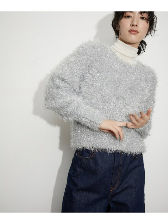 楽天市場】【SALE／50%OFF】イタリアヤーンメタルラメニット ADAM ET 