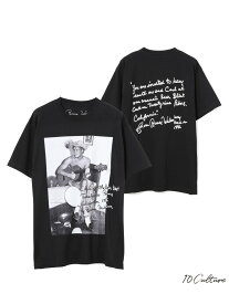 【Bruce Weber*BIOTOP*10C】Photo T-shirts BIOTOP アダムエロペ トップス カットソー・Tシャツ ブラック ホワイト【送料無料】[Rakuten Fashion]