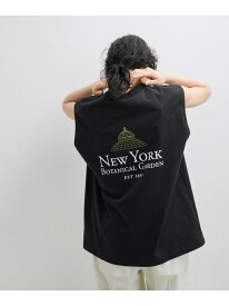 【The New York Botanical Garden for ADAM ET ROPE'】NYBG PHOTO TEE ADAM ET ROPE' FEMME アダムエロペ トップス カットソー・Tシャツ ブラック ブラウン【送料無料】[Rakuten Fashion]