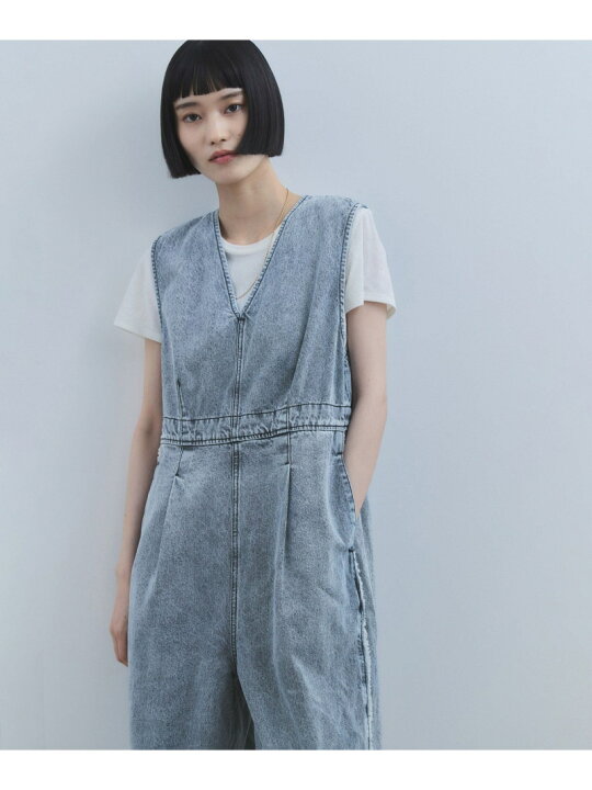楽天市場】【SALE／40%OFF】【WEB限定】ラインデニムオールインワン 