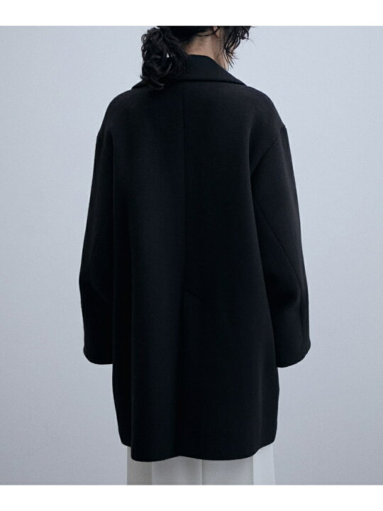 楽天市場】【SALE／40%OFF】【サステナブル】ビッグラペルコート ADAM 