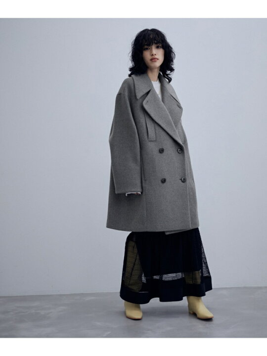 楽天市場】【SALE／40%OFF】【サステナブル】ビッグラペルコート ADAM 