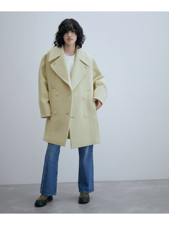 楽天市場】【SALE／40%OFF】【サステナブル】ビッグラペルコート ADAM 