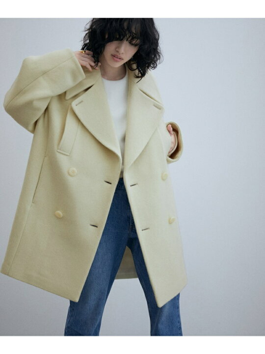 楽天市場】【SALE／40%OFF】【サステナブル】ビッグラペルコート ADAM 