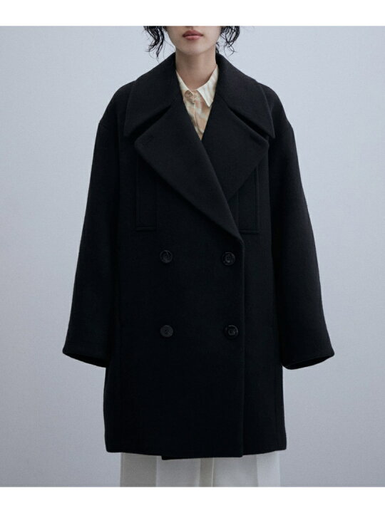 楽天市場】【SALE／40%OFF】【サステナブル】ビッグラペルコート ADAM 