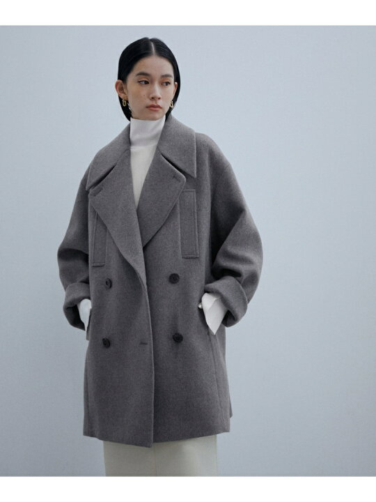 楽天市場】【SALE／40%OFF】【サステナブル】ビッグラペルコート ADAM 