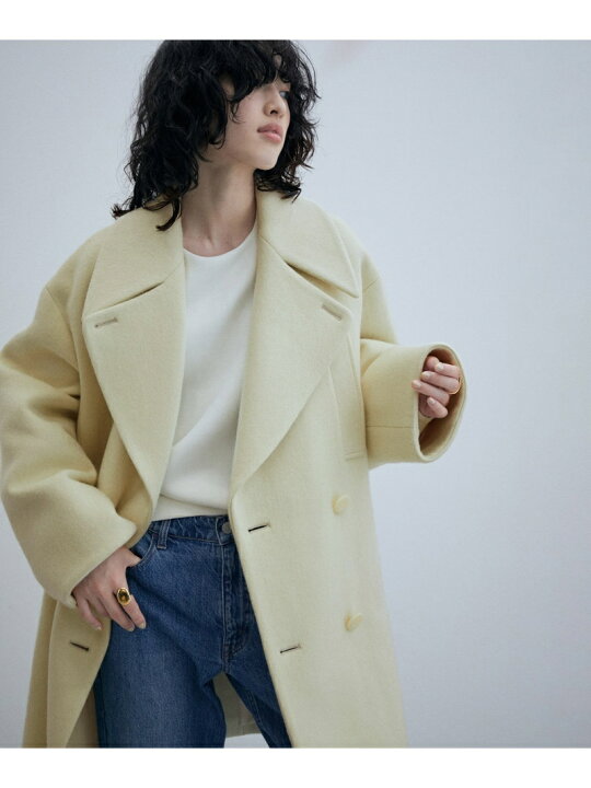 楽天市場】【SALE／40%OFF】【サステナブル】ビッグラペルコート ADAM 
