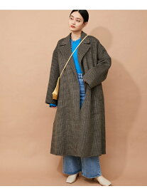 【SALE／40%OFF】Super120's ウールリバーガウンコート ADAM ET ROPE' FEMME アダムエロペ ジャケット・アウター チェスターコート ブラック ベージュ イエロー【RBA_E】【送料無料】[Rakuten Fashion]