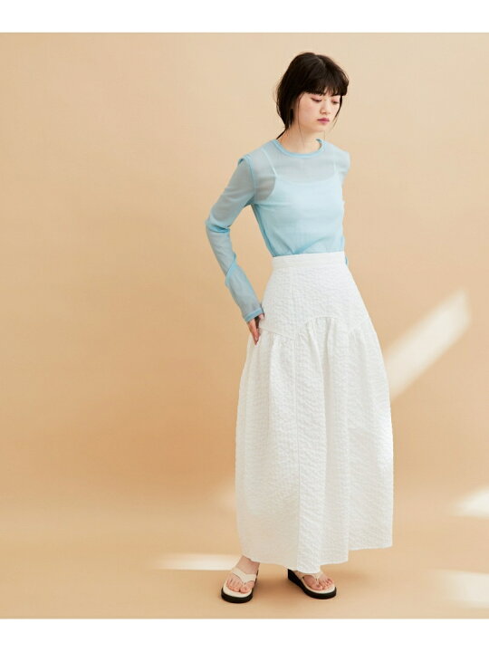 楽天市場】【SALE／30%OFF】ジャガードティアードスカート ADAM ET  