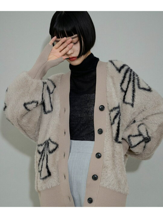 楽天市場】【SALE／30%OFF】【WEB限定】フェザーヤーンリボンニット 