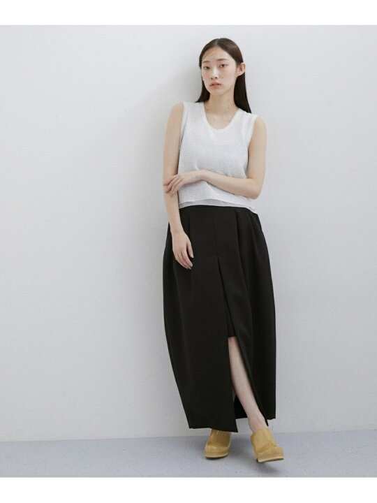 楽天市場】【SALE／70%OFF】【サステナブル】ワイドタックスカート 
