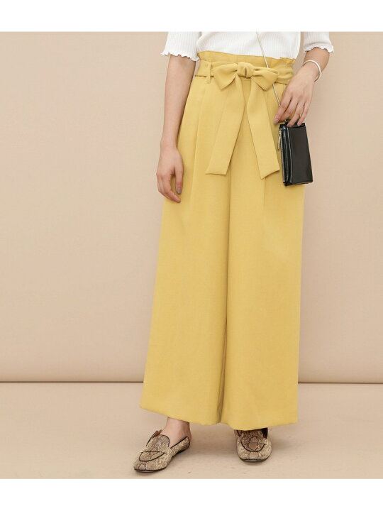 楽天市場】【SALE／70%OFF】リボン付ジョーゼットパンツ ADAM ET ROPE  
