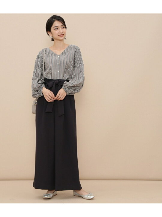 楽天市場】【SALE／70%OFF】リボン付ジョーゼットパンツ ADAM ET ROPE  
