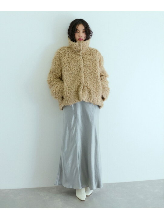 楽天市場】【SALE／30%OFF】EcopeLループファーハーフコート ADAM ET  