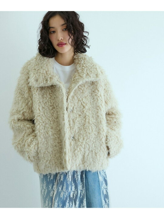楽天市場】【SALE／30%OFF】EcopeLループファーハーフコート ADAM ET 
