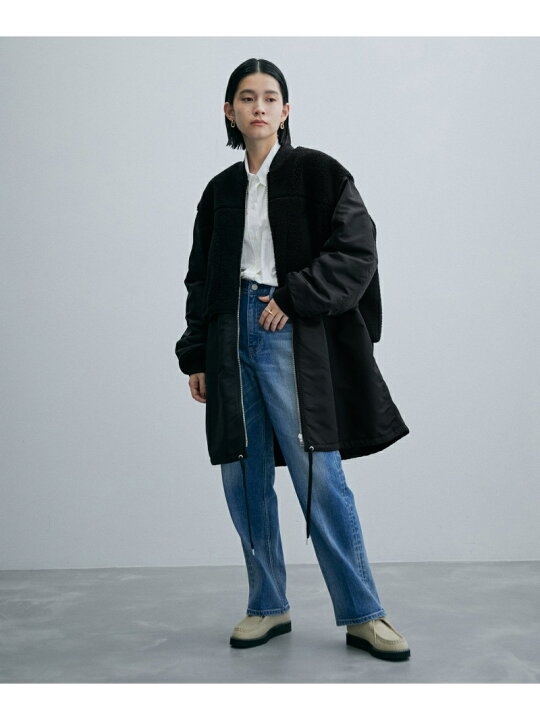 楽天市場】《ドラマ着用》【サステナブル】MA-1ボアリバーシブルコート  