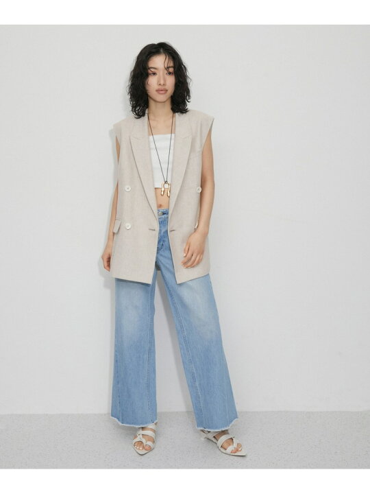 楽天市場】【SALE／30%OFF】リネンテーラードジレ ADAM ET ROPE