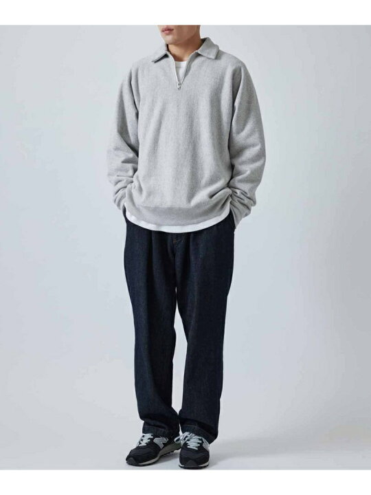 楽天市場】【BATONER EX】HALF ZIP POLO/UNISEX ADAM ET ROPE
