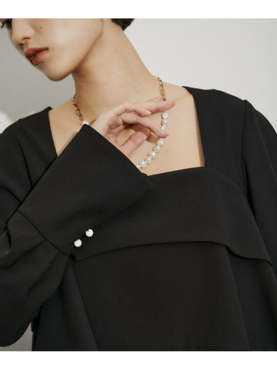楽天市場】【SALE／30%OFF】【サステナブル】ペプラムドレス ADAM ET  