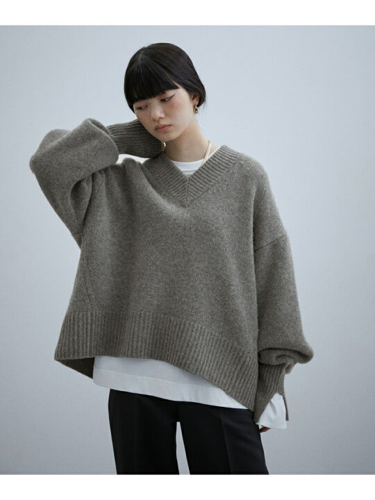 楽天市場】【SALE／30%OFF】ウールカシミヤVネックプルオーバー ADAM 