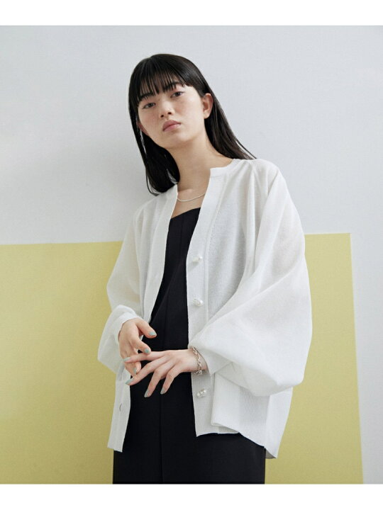楽天市場】【WEB限定】キーネックシアーカーディガン ADAM ET ROPE  