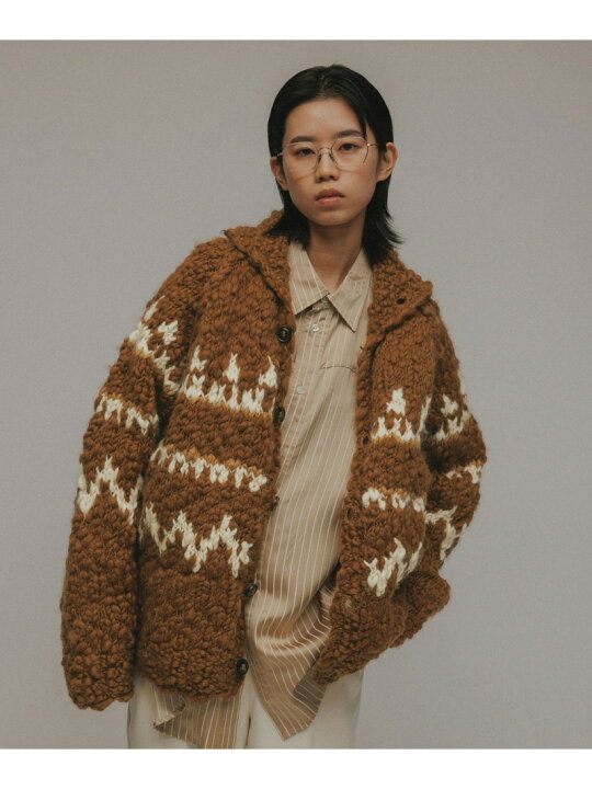楽天市場】【SALE／50%OFF】[TOPS]HANDMADE SLUB NORDIC CARDIGAN 