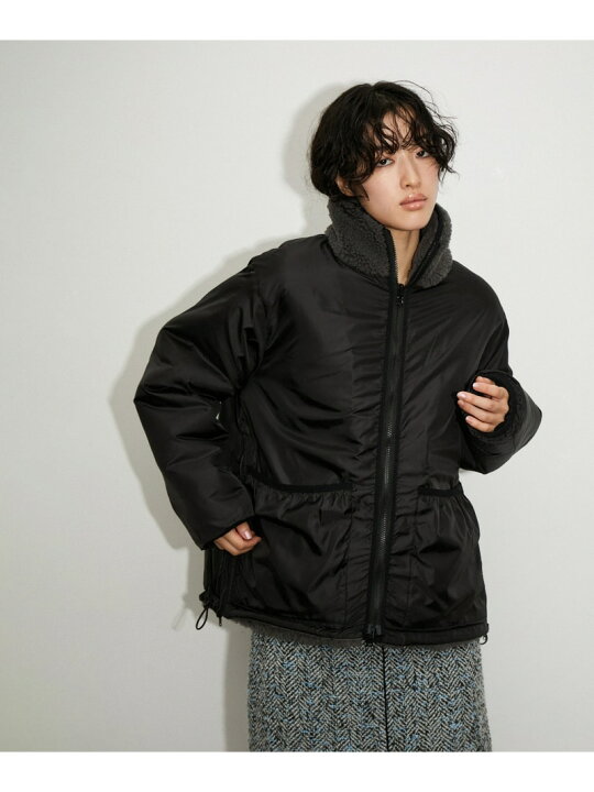 楽天市場】【SALE／40%OFF】＜リバーシブル＞ボアZIPブルゾン ADAM ET 