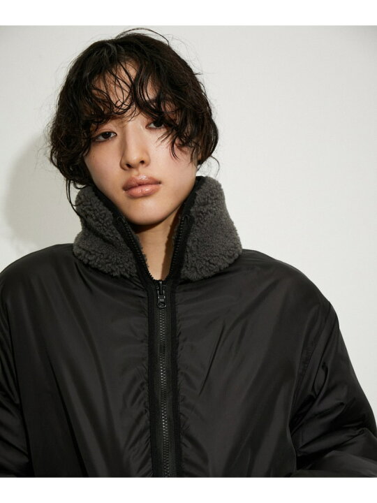 楽天市場】【SALE／40%OFF】＜リバーシブル＞ボアZIPブルゾン ADAM ET 