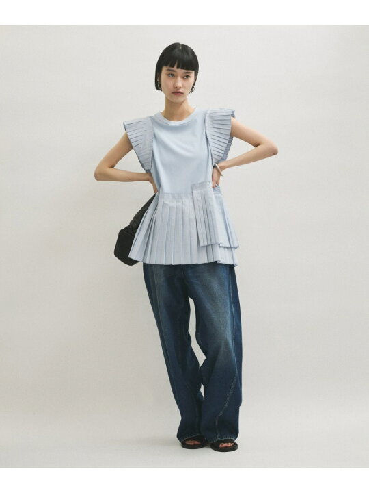 楽天市場】【SALE／60%OFF】【サステナブル】プリーツコンビプル 