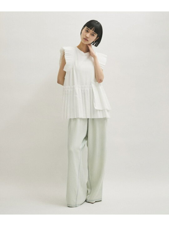 楽天市場】【SALE／60%OFF】【サステナブル】プリーツコンビプル 