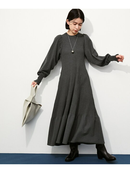 楽天市場】【SALE／30%OFF】【WEB限定】フレアーニットワンピース ADAM 