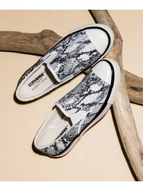 【SALE／40%OFF】【CONVERSE for ADAM ET ROPE'】EXCLUSIVE Python ALL STAR US SLIP-ON ADAM ET ROPE' HOMME アダムエロペ シューズ・靴 スリッポン グレー【RBA_E】【送料無料】[Rakuten Fashion]