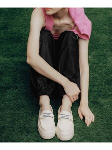 �yHUNTER for ADAM ET ROPE'�z�ʒ� LOAFER MULE ADAM ET ROPE' FEMME �A�_���G���y �V���[�Y�E�C ���C���V���[�Y�E�u�[�c �x�[�W�� �u���b�N�y��s�\��z*�y���������z[Rakuten Fashion]
