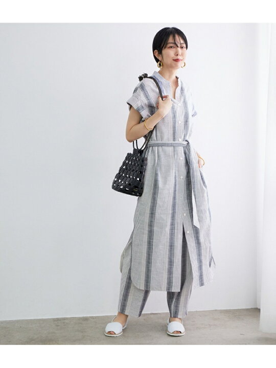 楽天市場】【SALE／70%OFF】会津木綿ハイウエストパンツ ADAM ET ROPE 