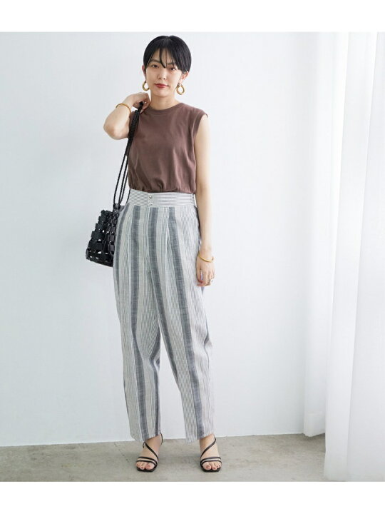 楽天市場】【SALE／70%OFF】会津木綿ハイウエストパンツ ADAM ET ROPE 