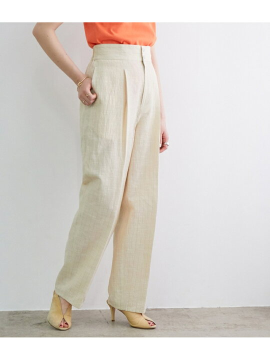 楽天市場】【SALE／70%OFF】会津木綿ハイウエストパンツ ADAM ET ROPE 