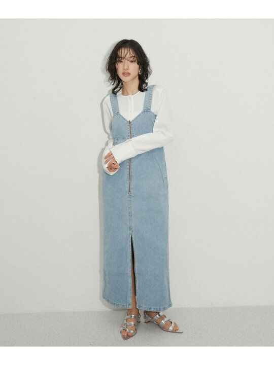 楽天市場】【SALE／30%OFF】【サステナブル】デニムサロペットスカート 
