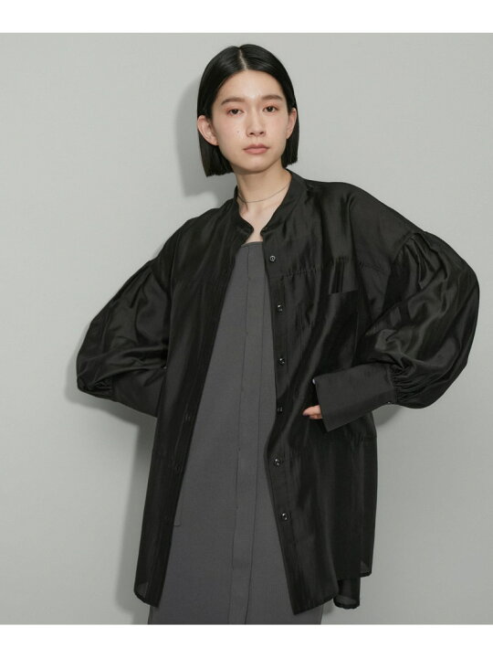 楽天市場】【SALE／40%OFF】【WEB限定】オーバーサイズシアーシャツ