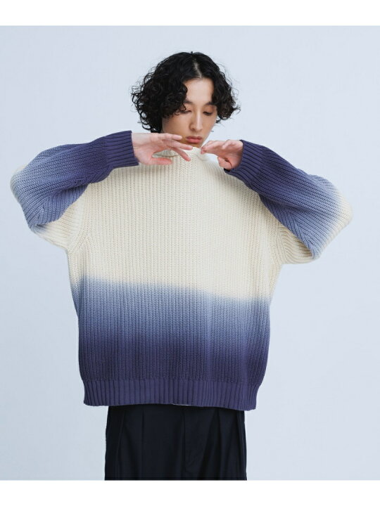 楽天市場】【SALE／50%OFF】【WEB限定】Dip Dye グラデーション 畦編み 