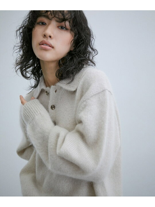 楽天市場】【SALE／50%OFF】【BATONER】men PURE MOHAIR POLO ADAM ET 