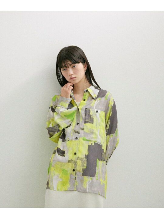 楽天市場】【SALE／40%OFF】ビッグポケットプリントシャツ ADAM ET 